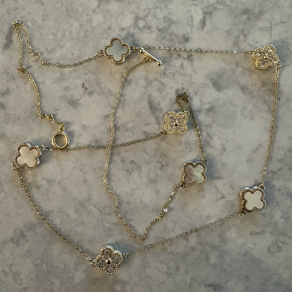 NOT AUTHENTIC- Van Cleef necklace.